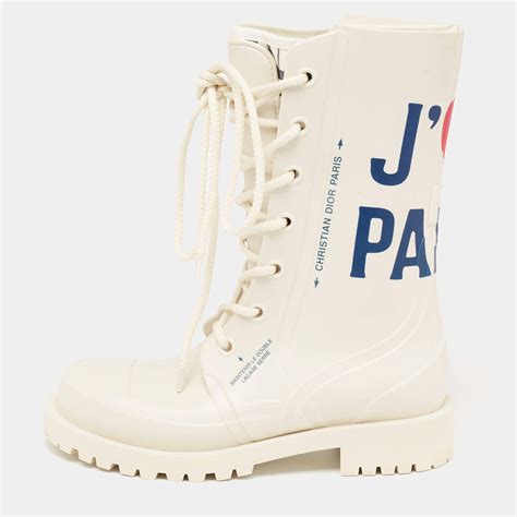 dior cream boots|Dior women's designer boots.